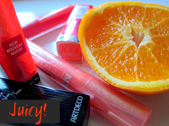 Orange Lips Trend 2012