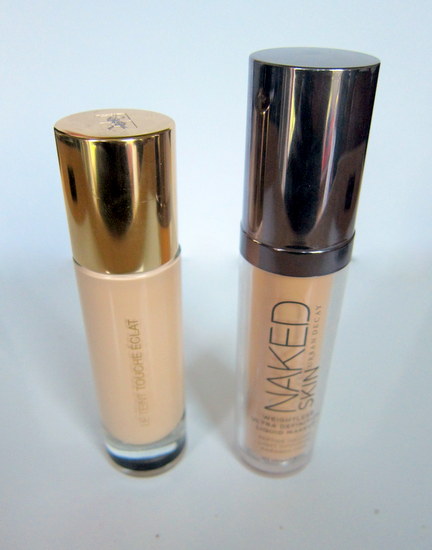 Urban Decay Naked Skin YSL Le Teint Touche Eclat 1