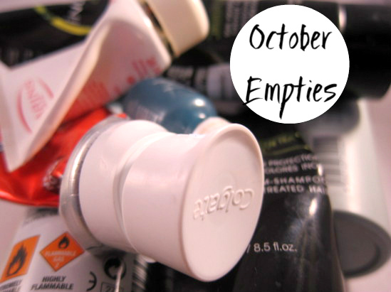 October Empties