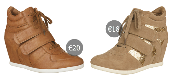 wedge sneakers ireland