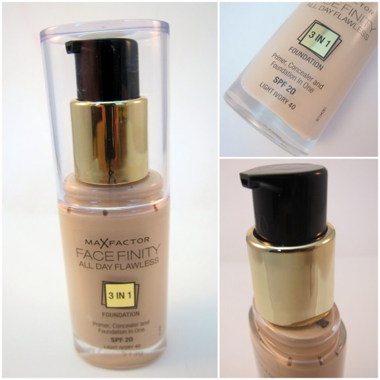 Factor Day SPF Review, Facefinity Pictures in All Max Flawless Foundation 20: 1 3