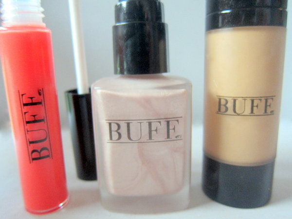 Buff Makeup Sheer Glo, Hi Def foundation, Huetopia gloss