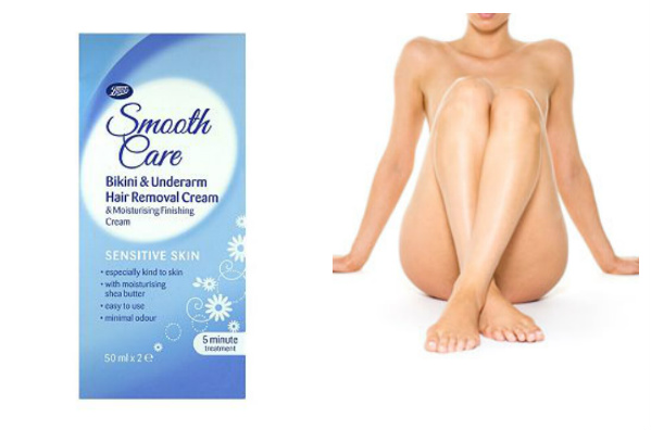 Boots Smooth Care Hair Removal Cream for Underarm and Bikini Line