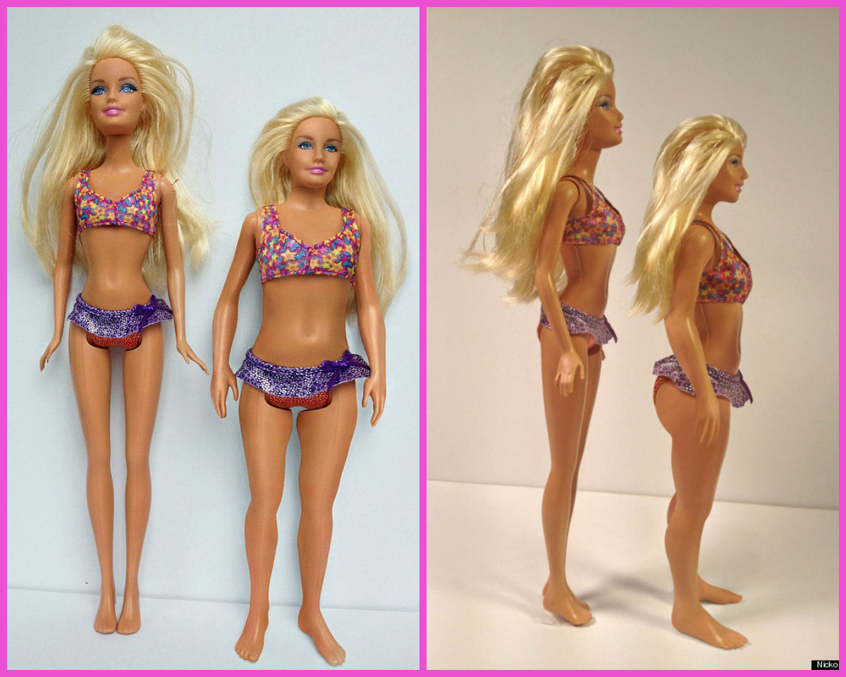 I'm NOT a Barbie girl: Artist a "normal-sized" Barbie doll | Beaut.ie