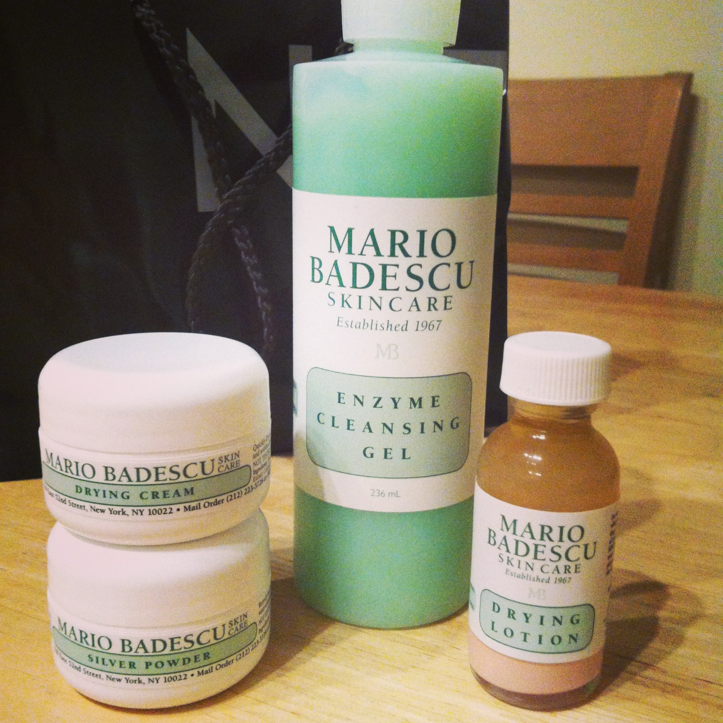 Mario Badescu Skin Types Chart