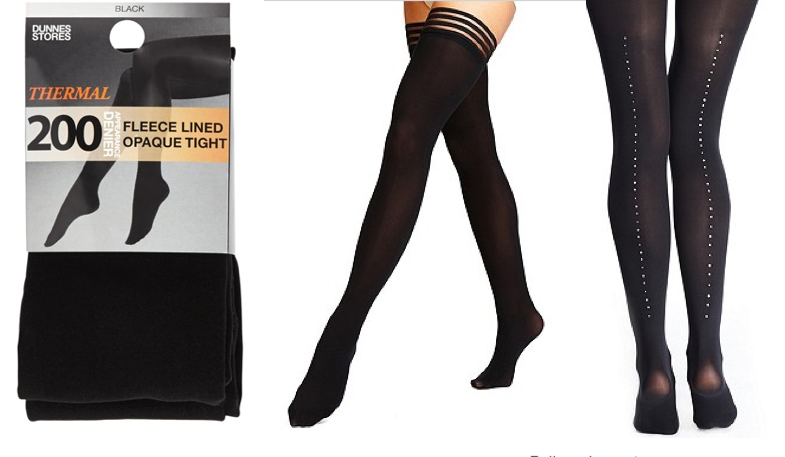 Dunnes Stores  Black Thermal Leggings