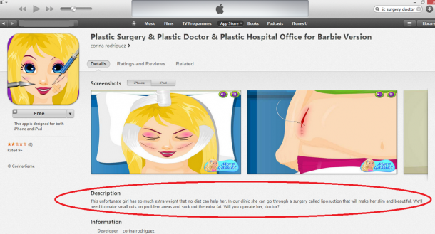 Liposuction for Barbie (Image via @EverydaySexism)
