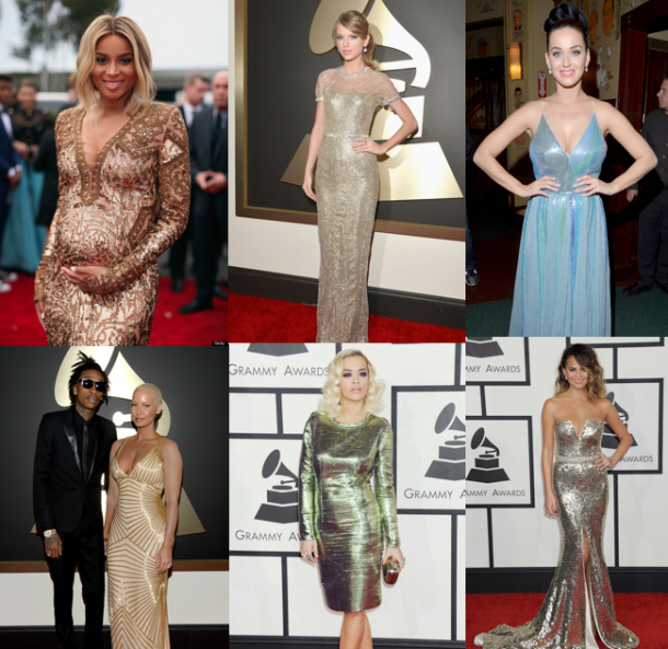 Clockwise from top left: Ciara, Taylor Swift, Katy Perry, Chrissy Teigen, Rita Ora, Amber Rose
