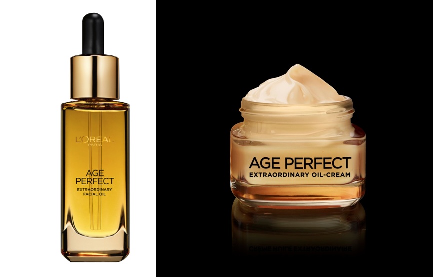 NEW! L'OrÃ©al Age Perfect Extraordinary Oil-Cream and Facial Oil: It's Oil, Jim, But Not As We 