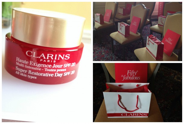 clarins collage