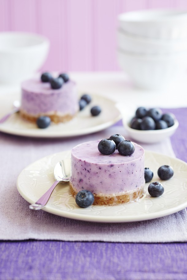 Blueberry yogurt cheescake