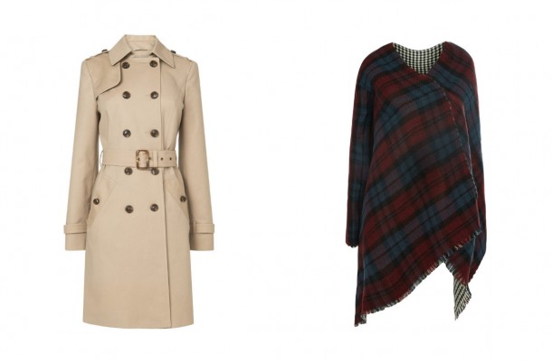 Trench (in case you don't have one!), Phase Eight, €126 and Blanket, Penneys, €7
