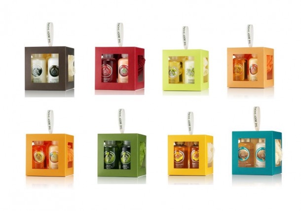 Body Shop Gift Cubes