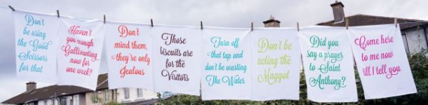 tea towels clothes line