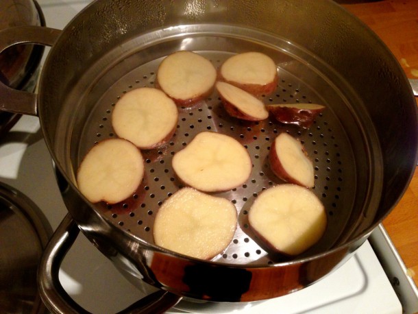 2. Steam Potatoes