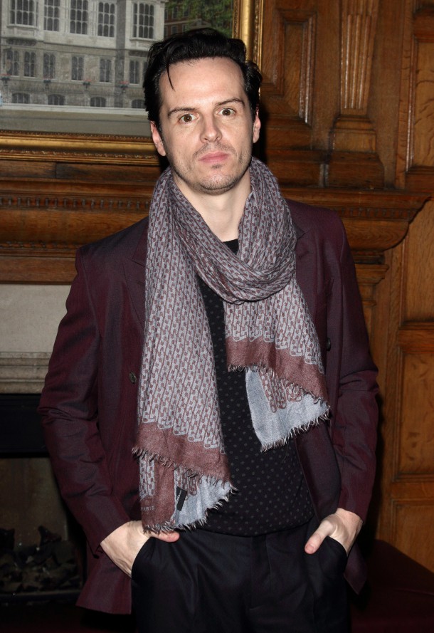 Andrew Scott attended the Hackett AW15 collection