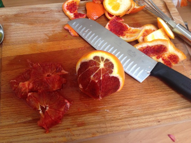 8. peeling blood orange