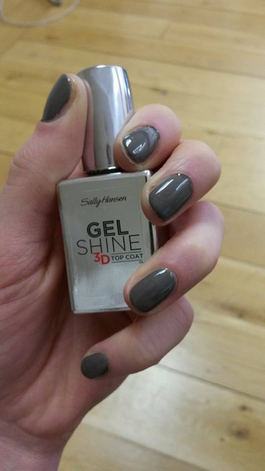 3d top coat deals sally hansen shine gel