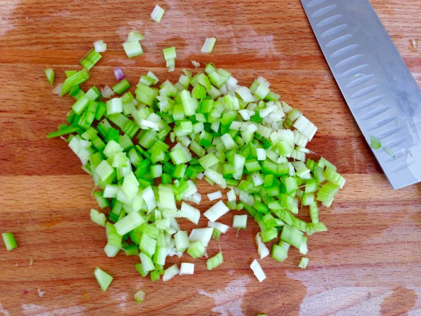 7. Chopped Celery