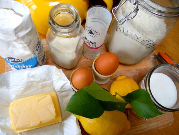 1. Lemon Cakes Ingredients