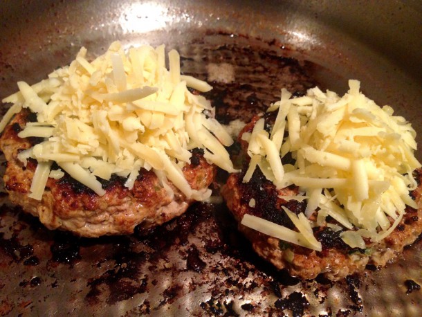 13. Grated Cheese on Burgers