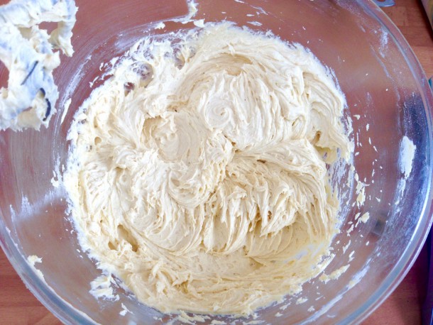 9. The finished cake batter