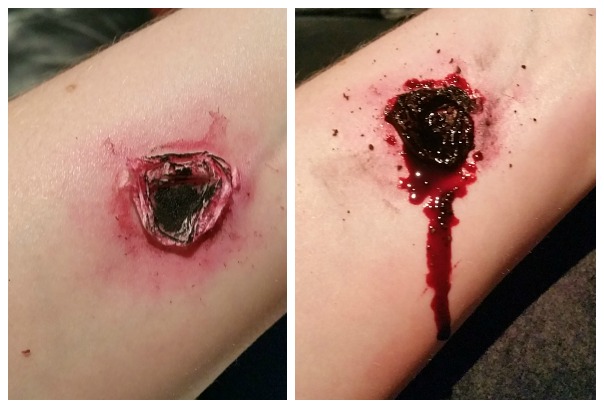 DIY Halloween: Quick 'n' Easy Bullet Wound Tutorial | Beaut.ie