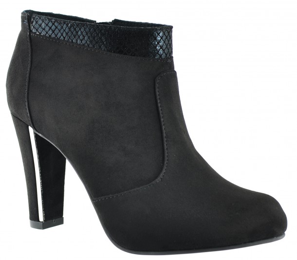 Tamaris - 25052-25 - Black Heel Ankle Boots (1)