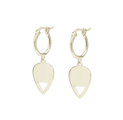 Plectrum Silver Earrings €65