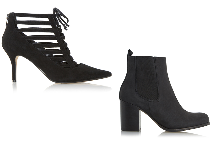 Shoes, €115; Boots, €135, both from Dune