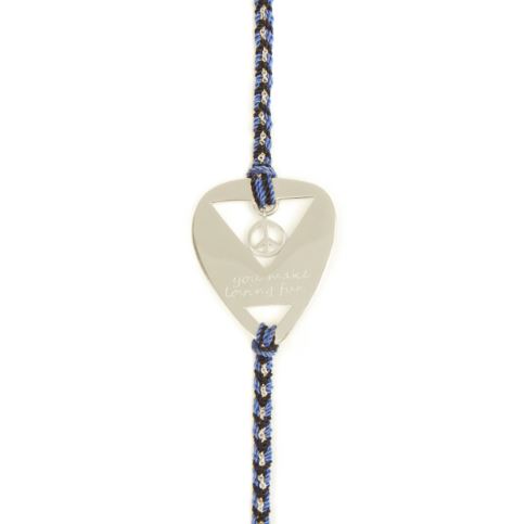 You Make Loving Fun Blue Cord Bracelet €89