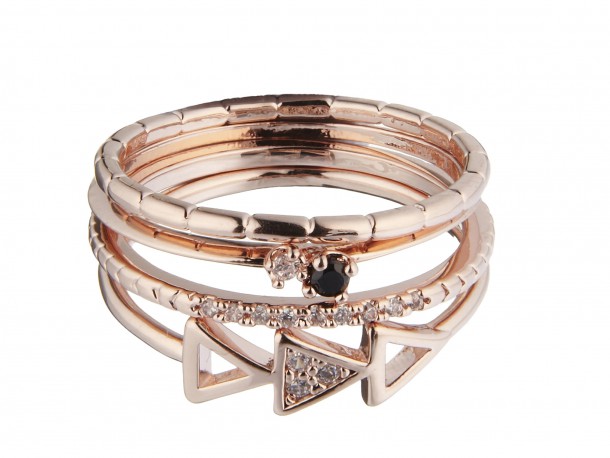 Stackable ring set, €23.50, Accessorize