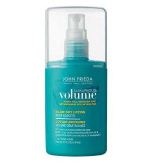 John Frieda Luxurious Volume Blow Dry Lotion volumising products for fine hair