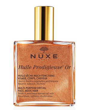 nuxe body shimmer dry oils 