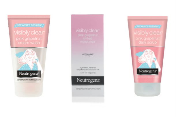 neutrogena pink grapefruit range