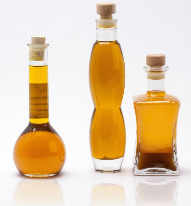 bottles of argan oil