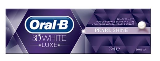 Oral B 3D White Luxe Pearl Shine Toothpaste