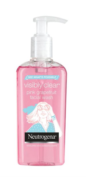 Neutrogena Visibly Clear Pink Grapefruit facial wash