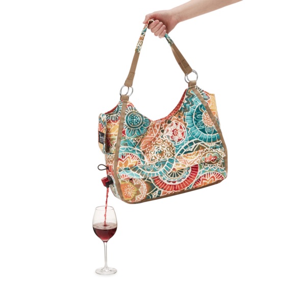 wine dispensing tote bag 