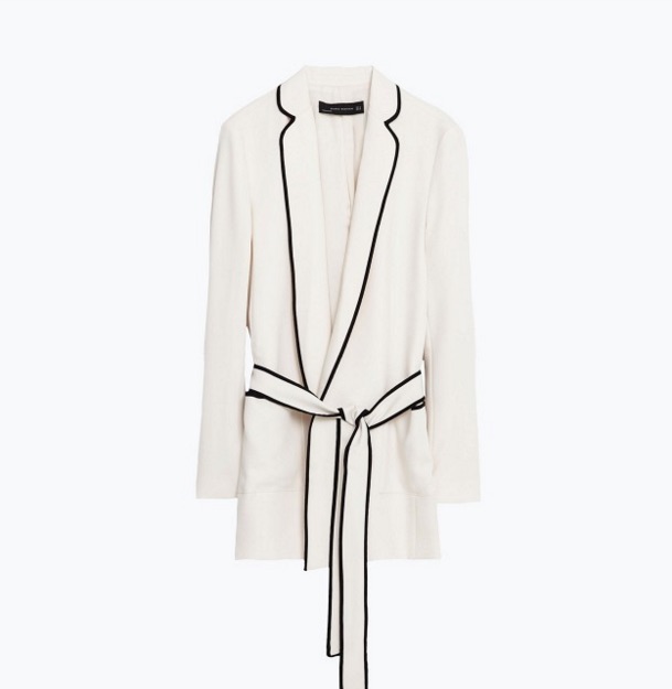 zara belted blazer