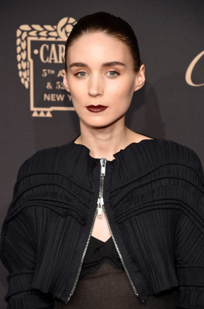 Rooney Mara brown lipsticks