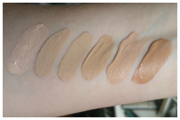 Rimmel fresher skin new foundation swatches