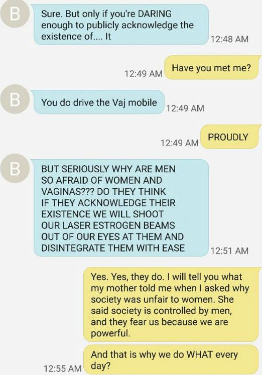mother daughter tampons conversation 1