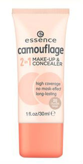 essence camouflage 2 in 1 makeup and concealer