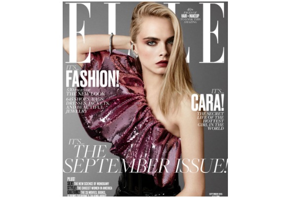 Cara Delevigne Elle Cover Look