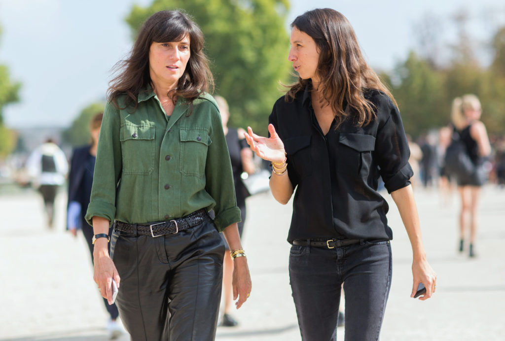 Paris Fashion Week - Spring/Summer 2015 - Streetstyle Featuring: Emmanuelle Alt Where: Paris, France When: 30 Sep 2014 Credit: The Styleograph/WENN.com