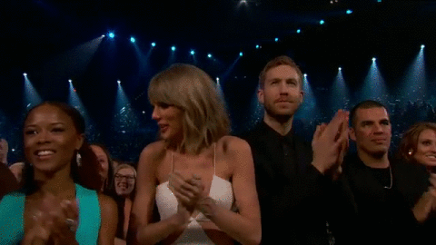 taylor-and-calvin-clapping