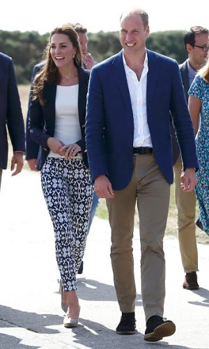 TRESCO, ISLES OF SCILLY - SEPTEMBER 02: Prince William, Duke of Cambridge and Catherine, Duchess of Cambridge visit the Tresco Abbey Garden on September 2, 2016 in Tresco, England. (Photo by Peter Nicholls - WPA Pool /Getty Images)