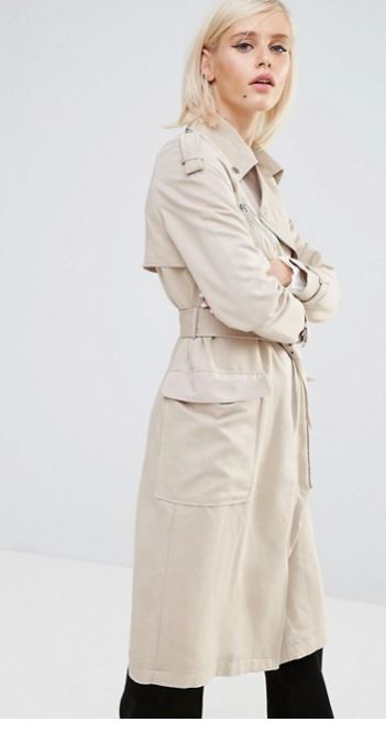 lost ink trench coat asos