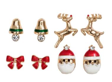 h and m christmas earrings